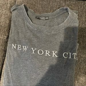 Long sleeve heavy shirt : crewneck